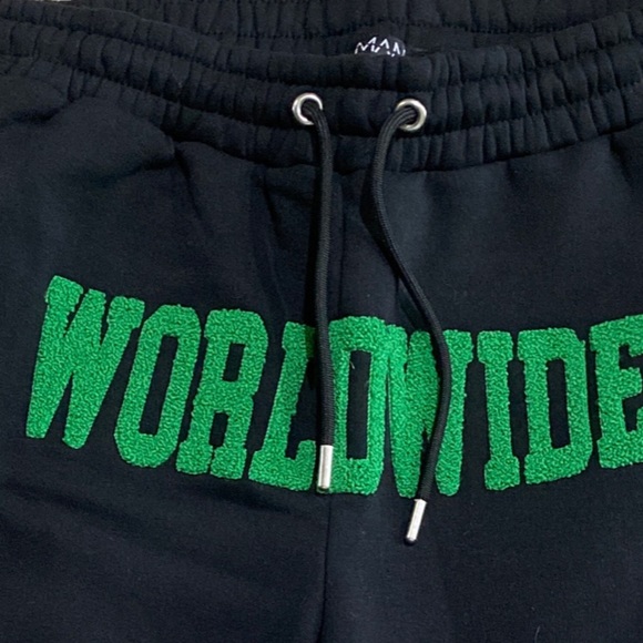 Boohoo Man Worldwide Side Tape Shorts - Picture 4 of 14